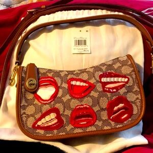 Coach X Tom Wesselman limited edition swinger shoulder bag